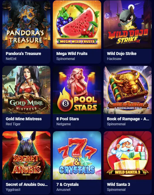 Tragamonedas de casino gratuitas de Spinae
