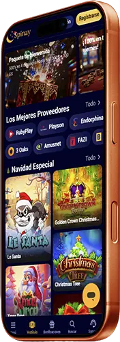 Jugando en tu teléfono en Spinay Casino